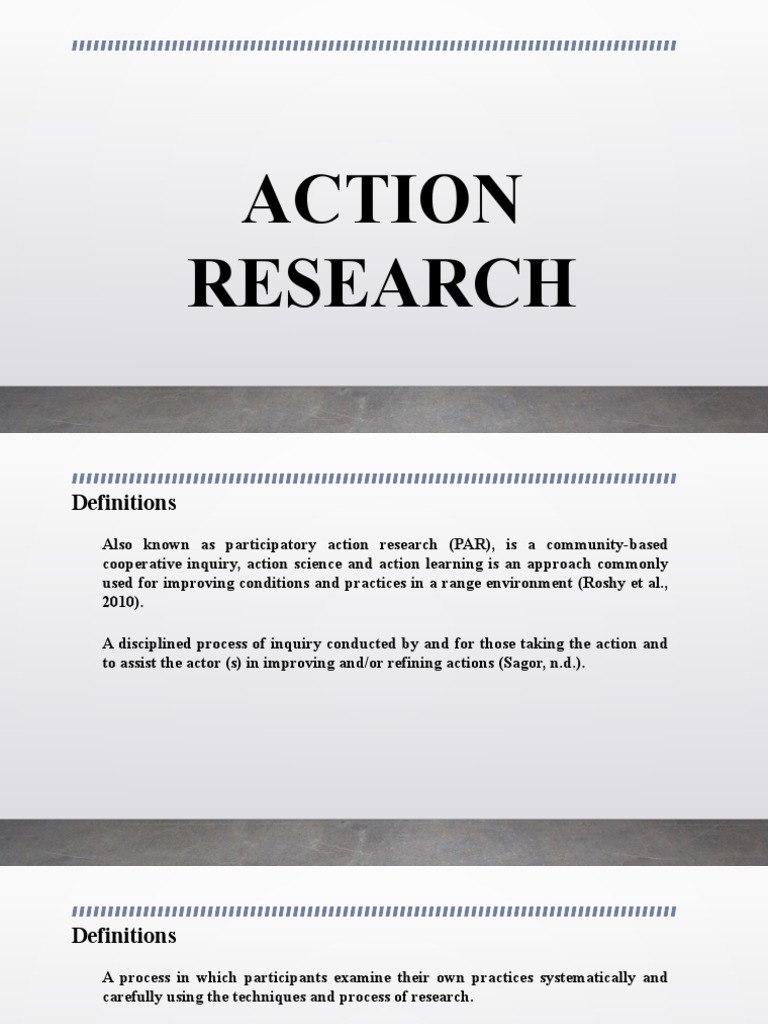 Action Research | PDF | Action Research | Inquiry