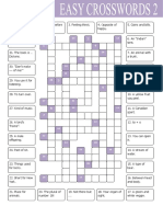 Easy Crosswords 2 Fun Activities Games Icebreakers Oneonone Activiti 16659