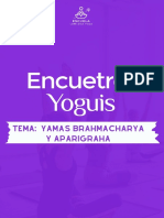 #15 Encuentro Yogui - Yamas Brahmacharya y Aparigraha