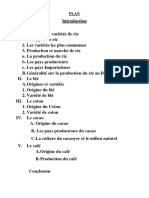 Exposé Sur Les Produits Agricoles Dans Le Monde Et Au Burkina 1