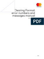 IPM Clearing Format Error Numbers and Messages