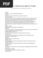 ACP 165 (A) Operational Brevity Code