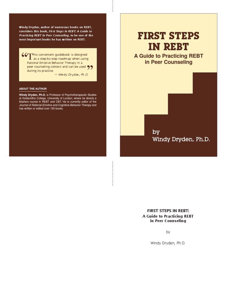 First Steps in REBT - Windy Dryden | PDF | Rational Emotive Behavior ...