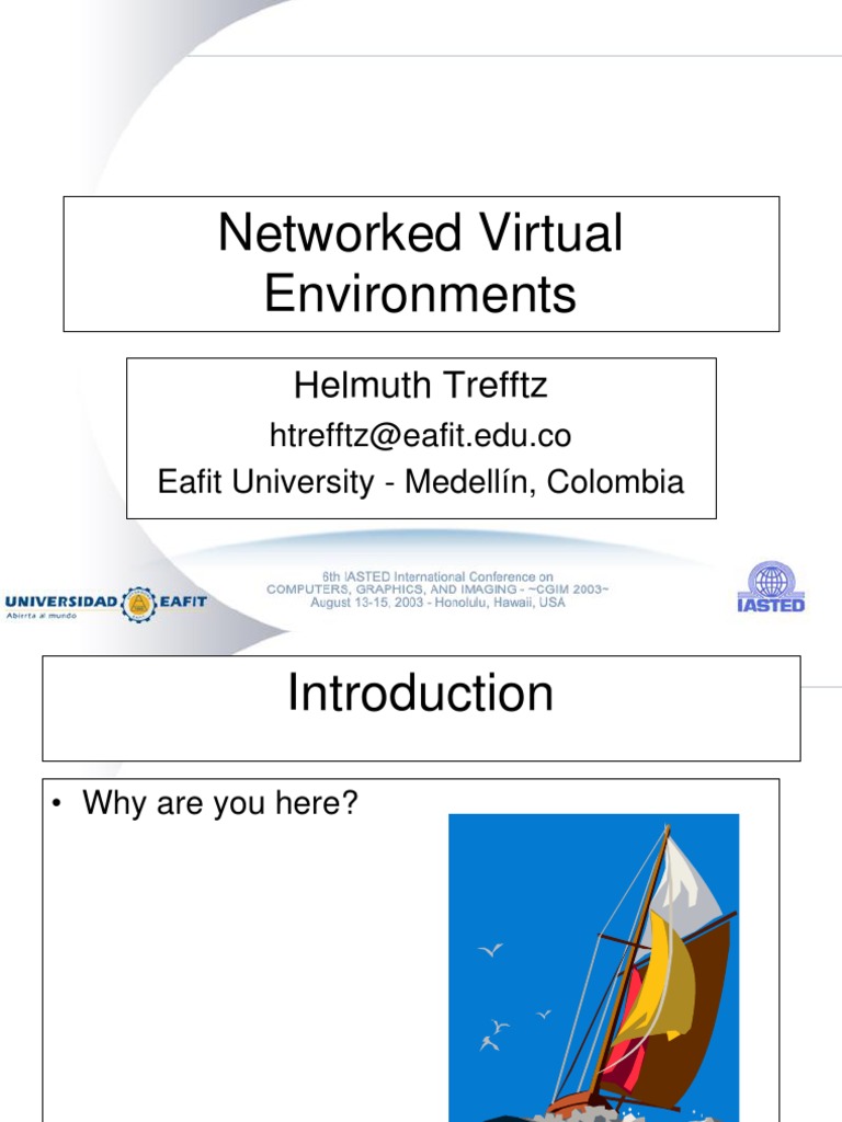 Networked Virtual Environments Guide | PDF | Multicast | Computer Network