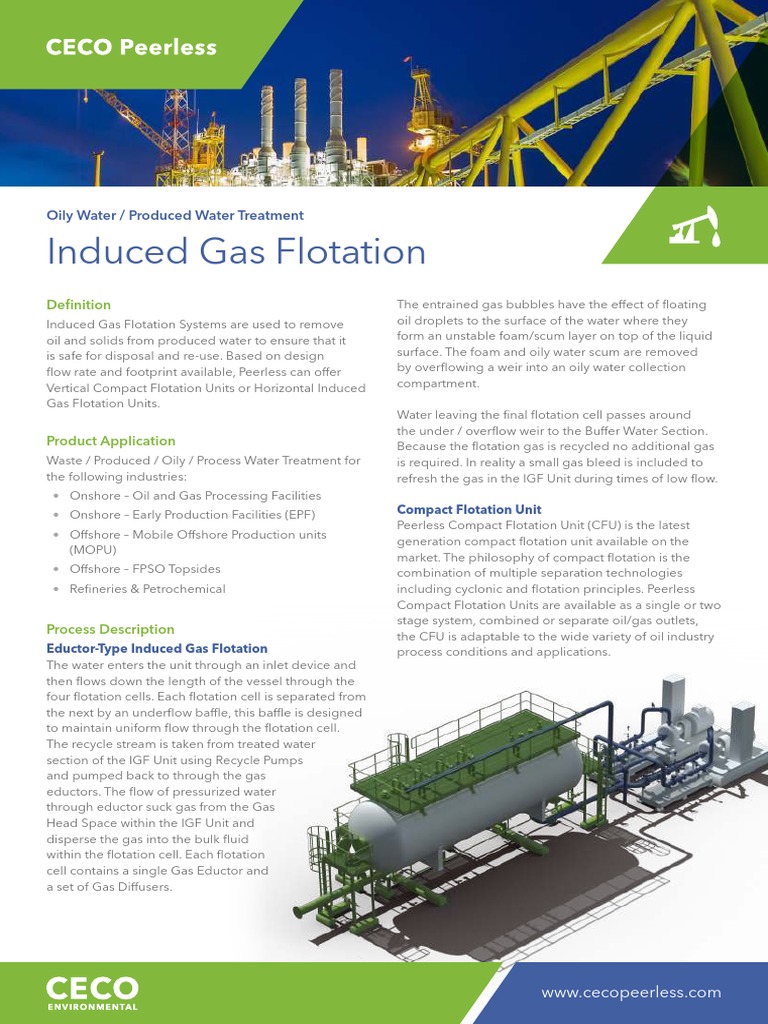 OWPWT Induced Gas Flotation Final0420 PDF Gases Water