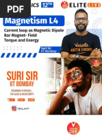 Adhaar Magnetism L4 Current Loop As Magnetic Dipole, Bar Magnet