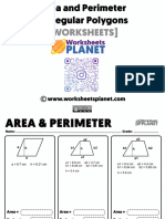 Area Perimeter Worksheets
