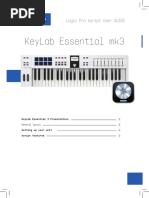 KeyLab Essential mk3 - Logic Pro User Guide