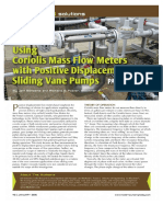Coriolis Flow Meters with Dosing Pumps