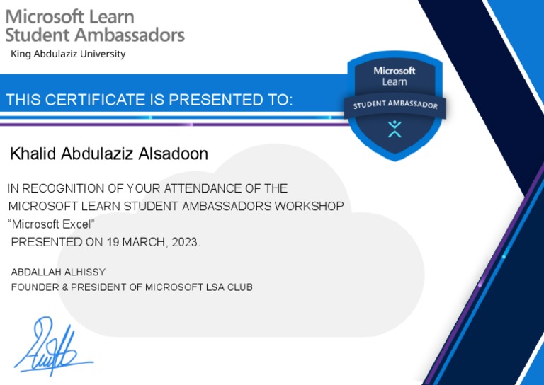 How To Get Microsoft Excel Certificate