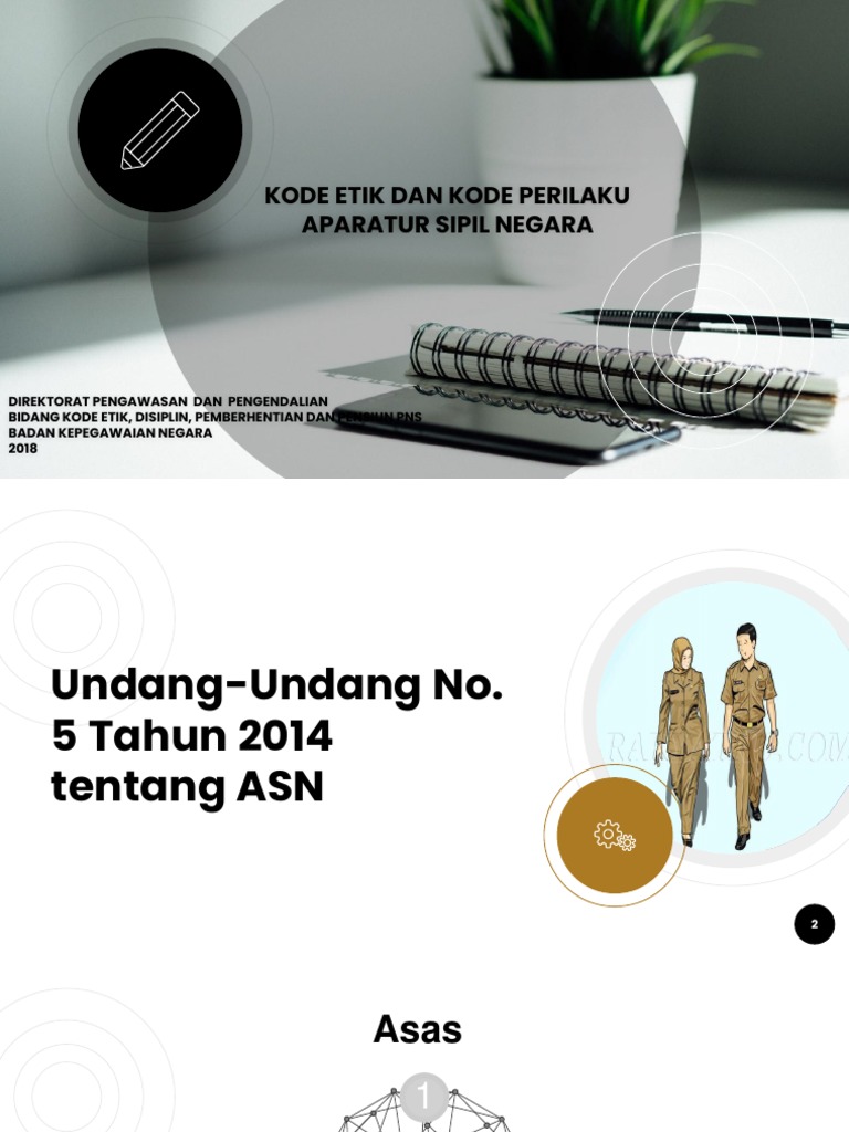 Kode Etik ASN sebagai dasar budaya kerja yang bebas korupsi