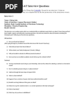 Pump Interview Questions and Answers | PDF | Pump | Chemical Engineering