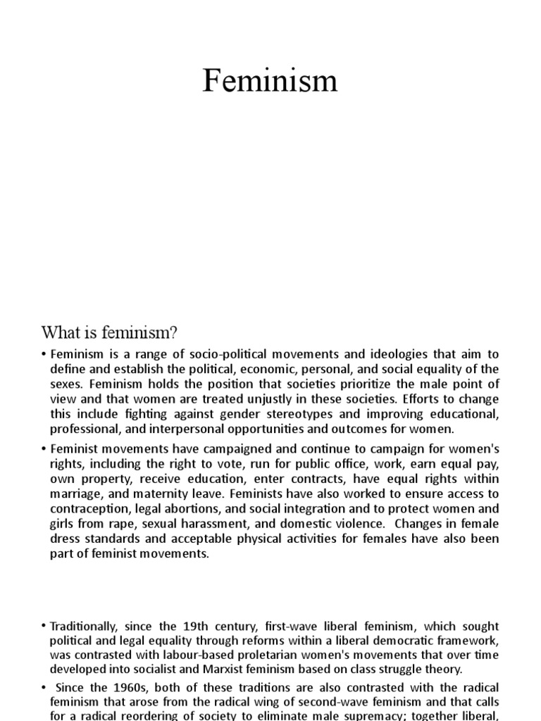 WHAT IS FEMINISM IN SIMPLE WORDS PDF visual data 2