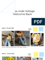 Dress-code Voltage Welcome Back