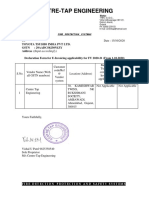 E Invoicing Decalaration Form