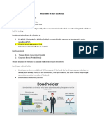 Investment in Debt Securities Discussion With Investment in Bonds Fvoci