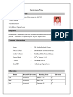 Curriculum Vitae Vicky Khope - PD