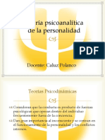 1 - Teoria Psicoanalitica de La Personalidad