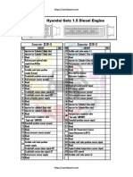 Hyundai Getz 1.5 Diesel Engine