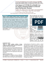 A Study To Assess The Impact of COVID 19 On Health Care Seeking Behaviour Among Antenatal Mothers in Selected Grama Panchayath, Thrissur