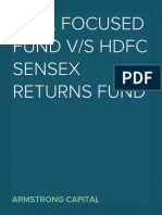ABSL Focused Fund V/s HDFC Sensex Returns Fund