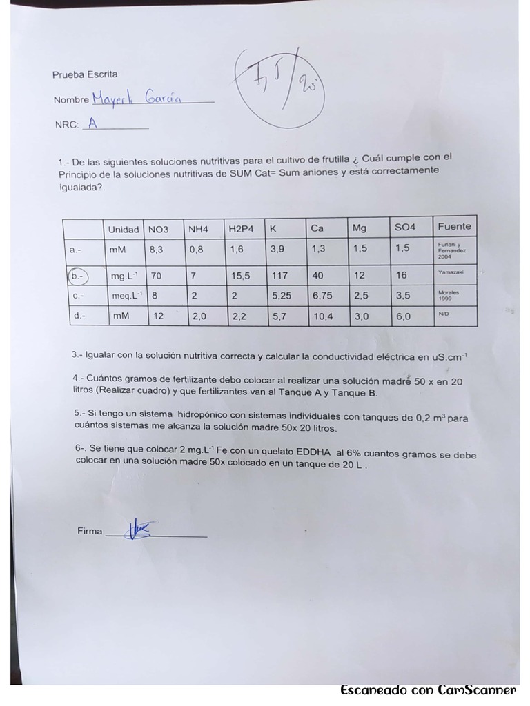 Prueba Escrita Primer Parcial Pdf