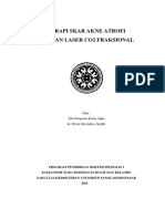 Terapi Skar Akne Atrofi Dengan Laser Co2 Fraksional: Oleh: Nila Puspasari Kunta Adjie Dr. IGAA Elis Indira, SP - KK