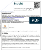 Chen Et Al. - 2019 - Incivility, Satisfaction and Turnover Intention of Tourist Hotel Chefs Moderating e FF Ects of Emotional Intellig