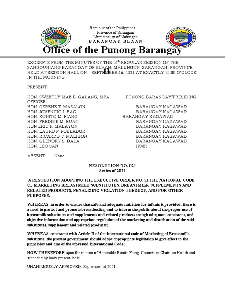 Eo 51 milk code pdf breast milk infancy