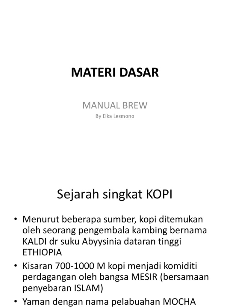Manual Brew PDF