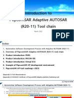 Introduction To Popcornsar Adaptive Autosar (R20-11) Tool Chain