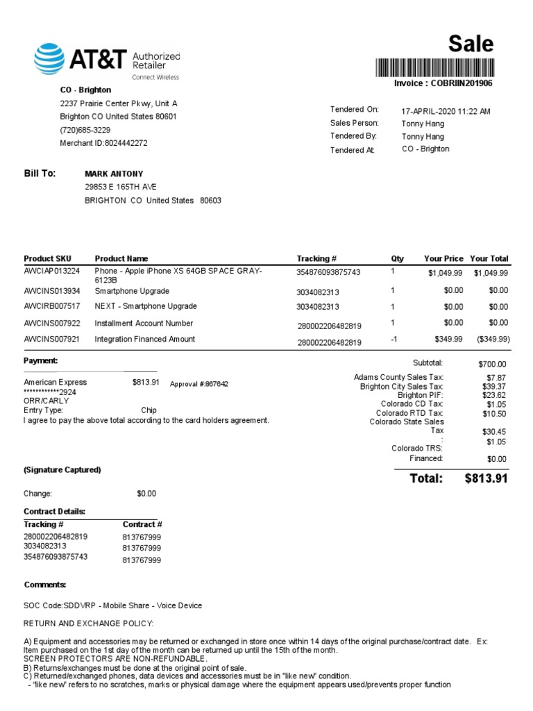 ATT - USA X 256gb | PDF | Credit Card | Debit Card