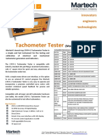 Product Data Sheet Tachometer Tester Rev002