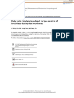 Duty Ratio Modulation Direct Torque Control of Brushless Doubly-Fed Machines