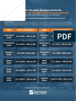 Calendario Pos em Cirurgia de Pequenos Animais Turma POIVC0923