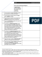 IR Pre-Assessment Checklist