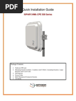 ISPAIR 54Mb CPE 500 Quick Configuration Guide