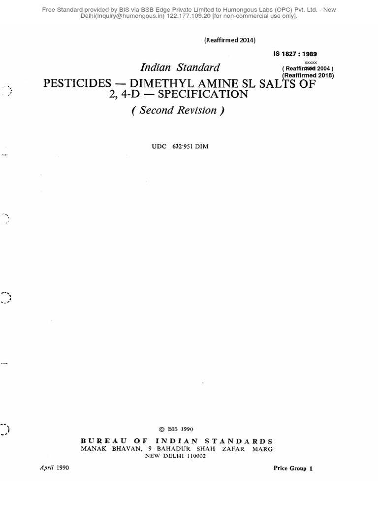 indian-standard-pesticides-dimethyl-amine-sl-salts-of-2-4-d