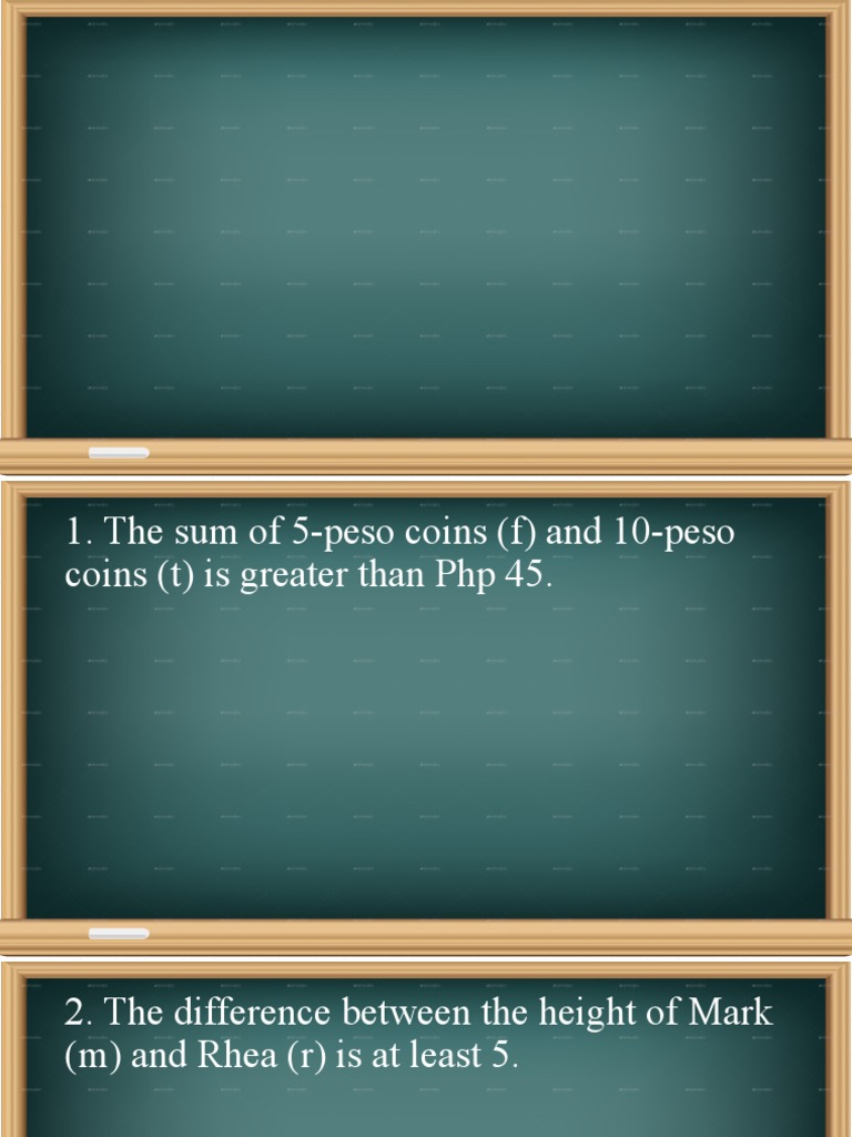 Mathematical Inequalities and Constraints | PDF | Language Arts ...