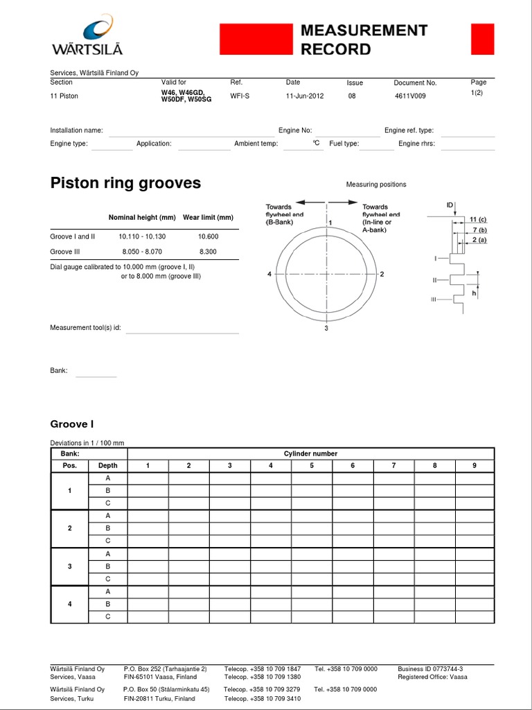 Form4 Piston Ring Grooves PDF Piston Engines