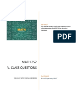 Math 252 Vclass Q&a