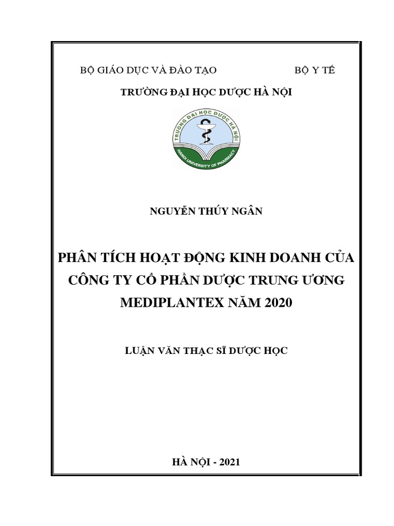 123doc Phan Tich Hoat Dong Kinh Doanh Cua Cong Ty Co Phan Duoc Trung