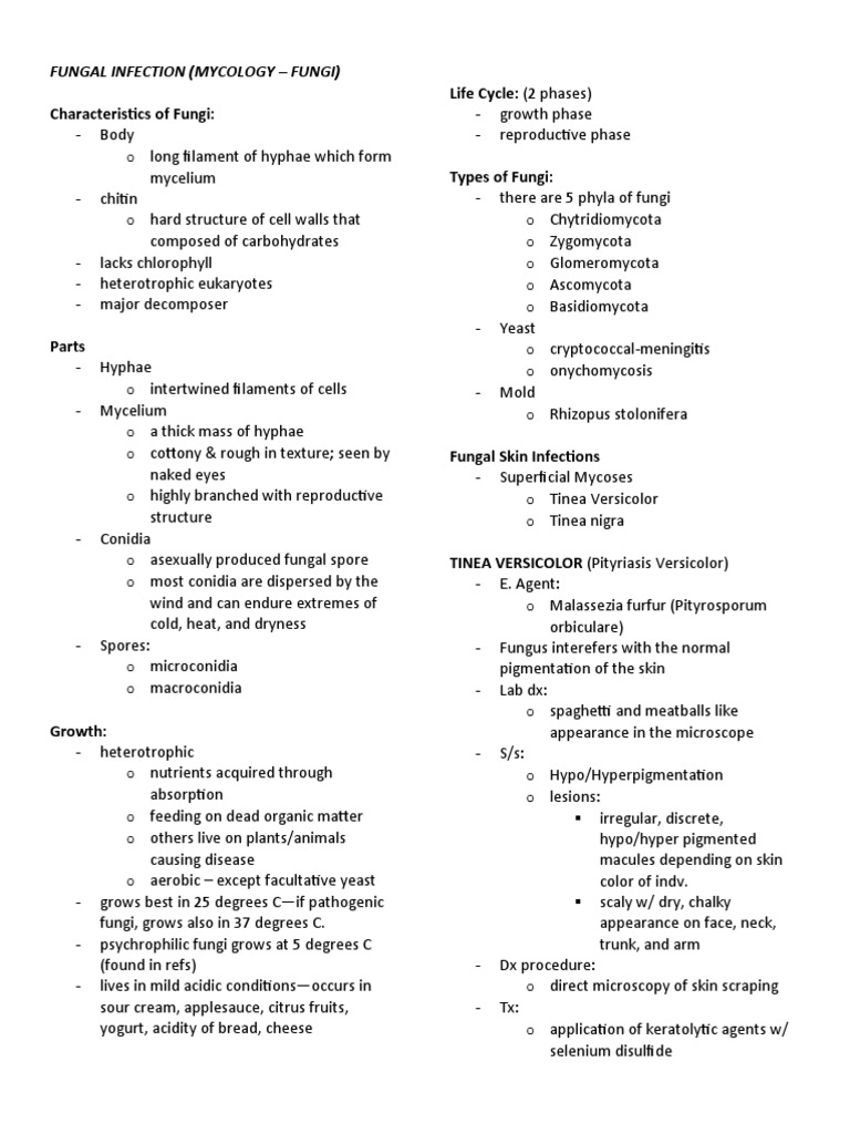 Fungal Infection | PDF | Fungus | Clinical Medicine