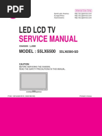 Manual de Serviço Televisor LG 55LX6500 e 55LX6500-SD - Chassis LJ03R