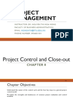 Chapter 8-Project Control and Close-Out 2.2023