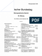 Deutscher Bundestag: Stenographischer Bericht 54. Sitzung