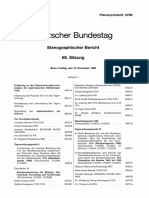 Bundestag D Eutscher: Stenographischer Bericht 69. Sitzung