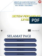 Sistem Persamaan Linier Kelas X