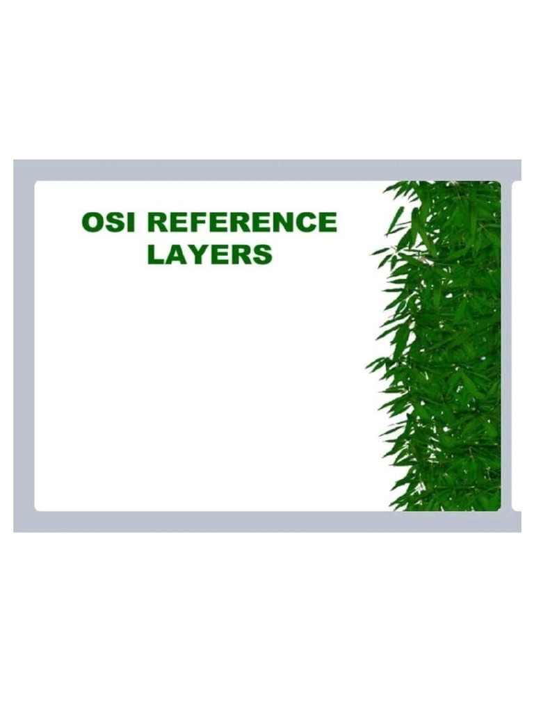 Osi Model PPT 1 | PDF
