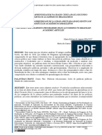 O Programa Aprendizagem Na Idade Certa (Paic) Segundo Artigos Acadêmicos Brasileiros (2021)